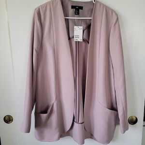 H&M open front blazer size 16